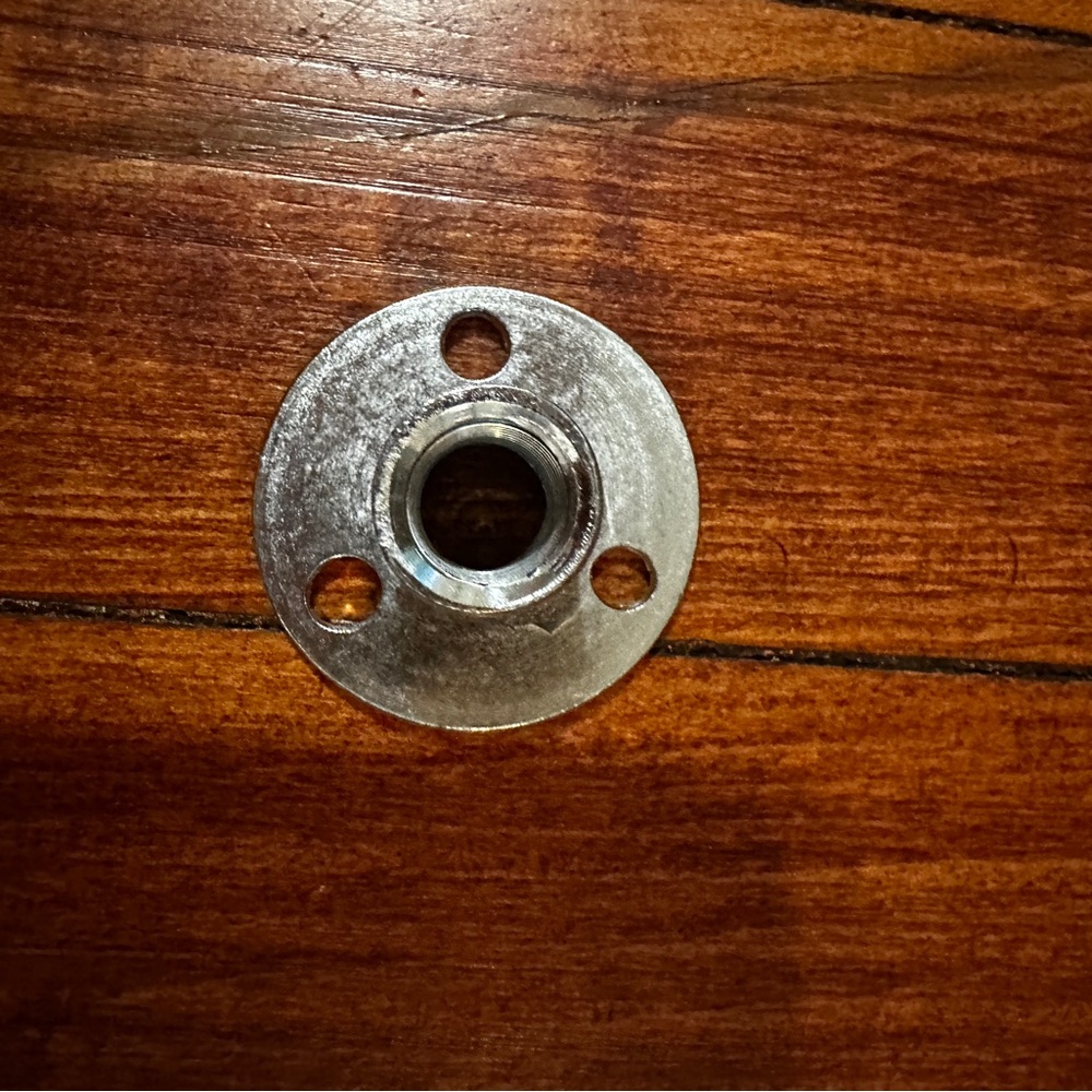 Silver Metal Flange